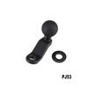 For Motorcycle Handlebar Bracket Universal 25mm Ball Head Base M8 M10 Threaded Adapter Fit Mirror Mount Phone Holder GPS