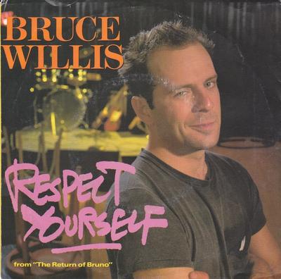 7inch Record BRUCE WILLIS - Respect Yourself 1876 Motown 1987 Canada Soul/Funk Used