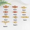 18K Gold Color-Preserving Round Pearl Necklace and Bracelet Clasp for DIY Jewelry