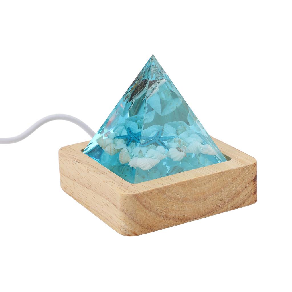 Ocean Landscape Night Light Marine Resin Ornament Table Lamp for Desk Decoration Holiday Present