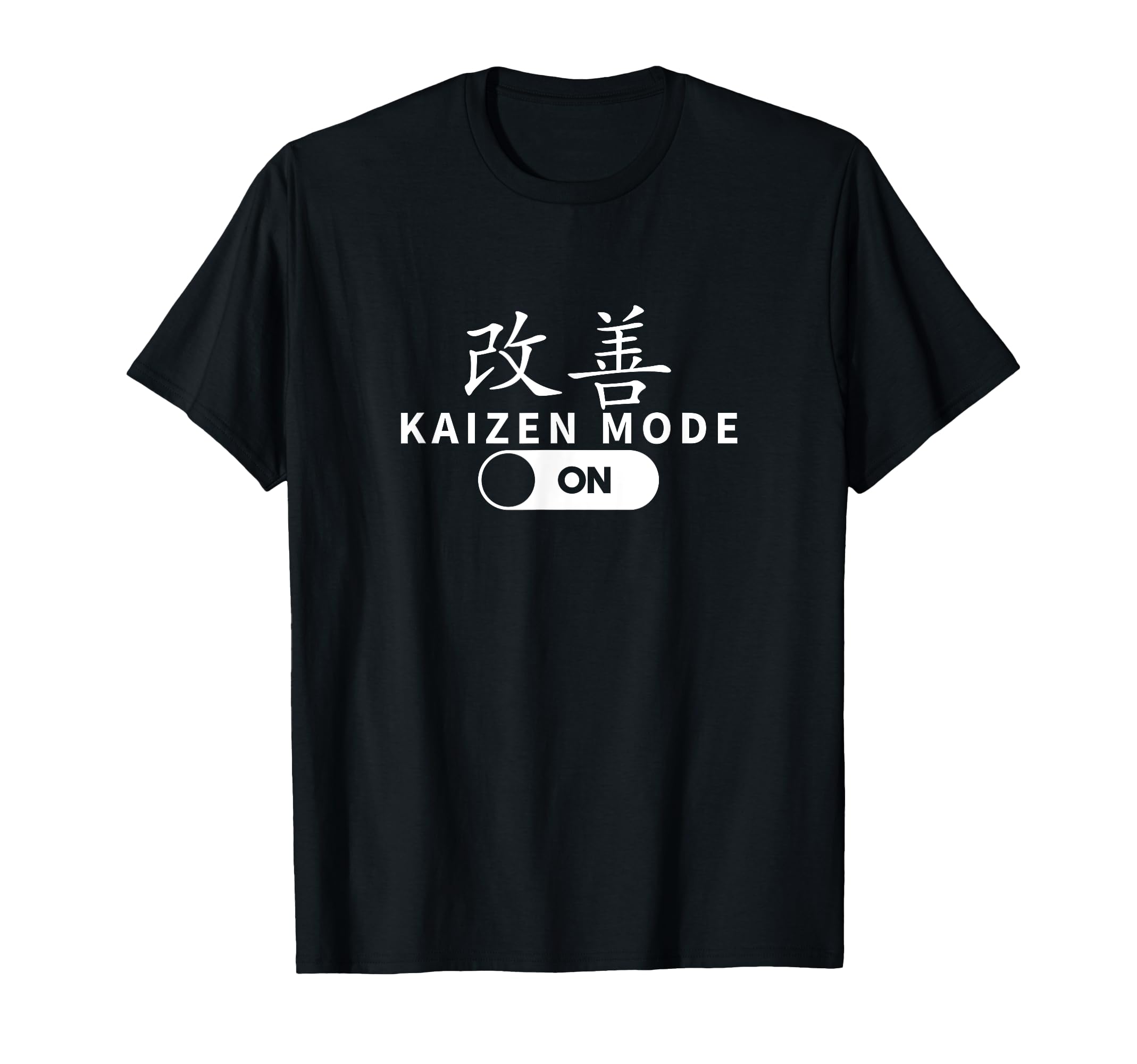 

Kaizen Mode на забавной японской футболке Kaizen чёрный