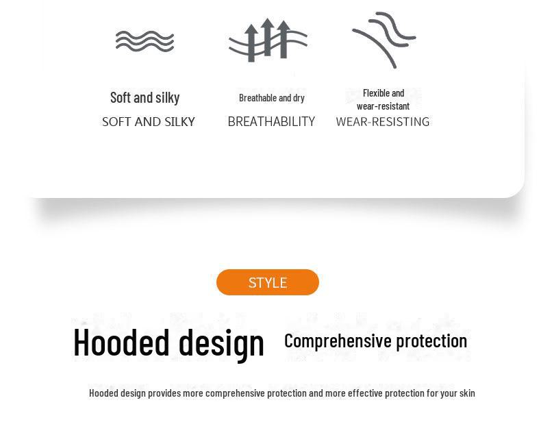 Herren-Sommerjacke aus Eisseide mit Sonnenschutz zum Angeln und für den Außenbereich