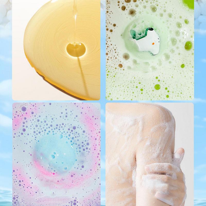 12pcs Dinosaur Eggs Ocean Themed Bath Balls Bubble Bath Toy Gift Set Sea Salt Organizer Color Changing Hot Spring For Bath Balls