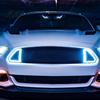 High Temperature Resistant Car Lamp Solar Demon Eye Window Light, Wireless LED Atmosphere Automotive Safety Warning System with Suction Cup