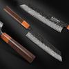 TURWHO 8.2-inch Hand Forged Japanese Kiritsuke Chef Knife Damascus Steel Kitchen Knives Sharp Meat Cleaver Slicing Cooking Tools