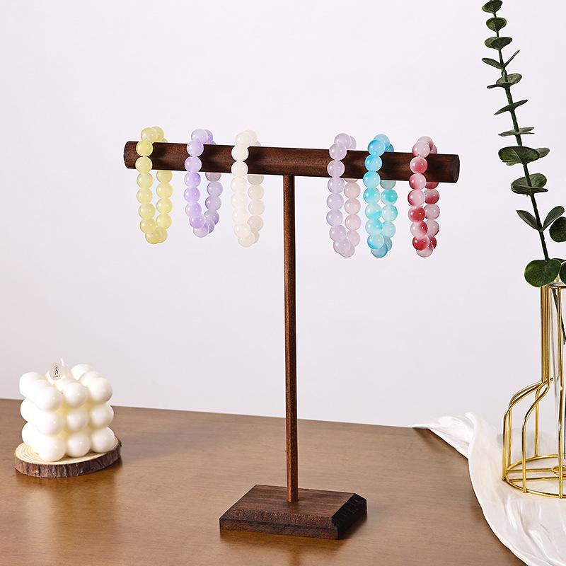 Solid Wood Bracelet & Hair Tie Display Stand