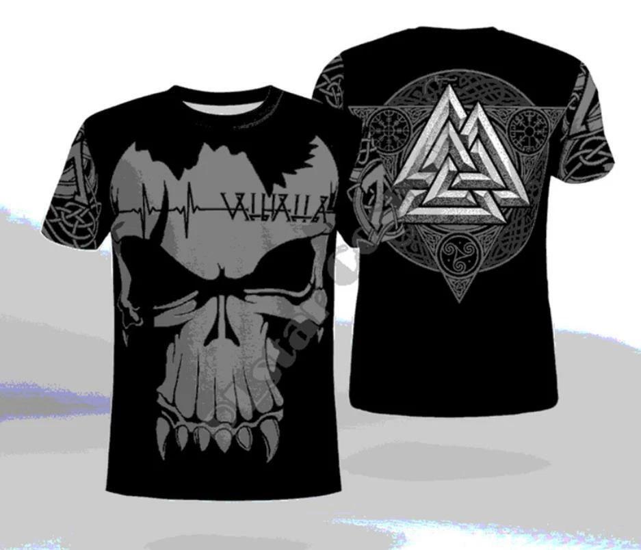

Skull Skull 3D Streetwear T-Shirt Tee Costumes Polyester M