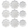 Plum Blossom Shape Painting Palette Paint Tray Office School Art Supplies Essential for Painting Enthusiasts Reusable TMZ