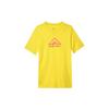 Dri-Fit Trail Letter Logo Print Running Sports Short Sleeve T-Shirt Men Tops Yellow CT3858-735