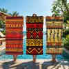 Afrikanischer Stil Geometrischer Druck Handtuch Strandtuch Übergröße Schnelltrocknend Handtuch Saugfähig Weich Schwimmen Strandhandtücher für Männer Frauen