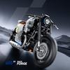 Klassische Motorrad Technische Bausteine Sets MOC Steine 1:8 Motorradmodell Weihnachtsgeschenke für Jungen Kinder Kinder Erwachsene