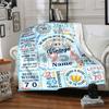 70Th Birthday Celebration Blanket Customize Your Name Warmthful Decor Perfect For Sofa Couch Office Bed Picnics For All Occasions Stylish Decor