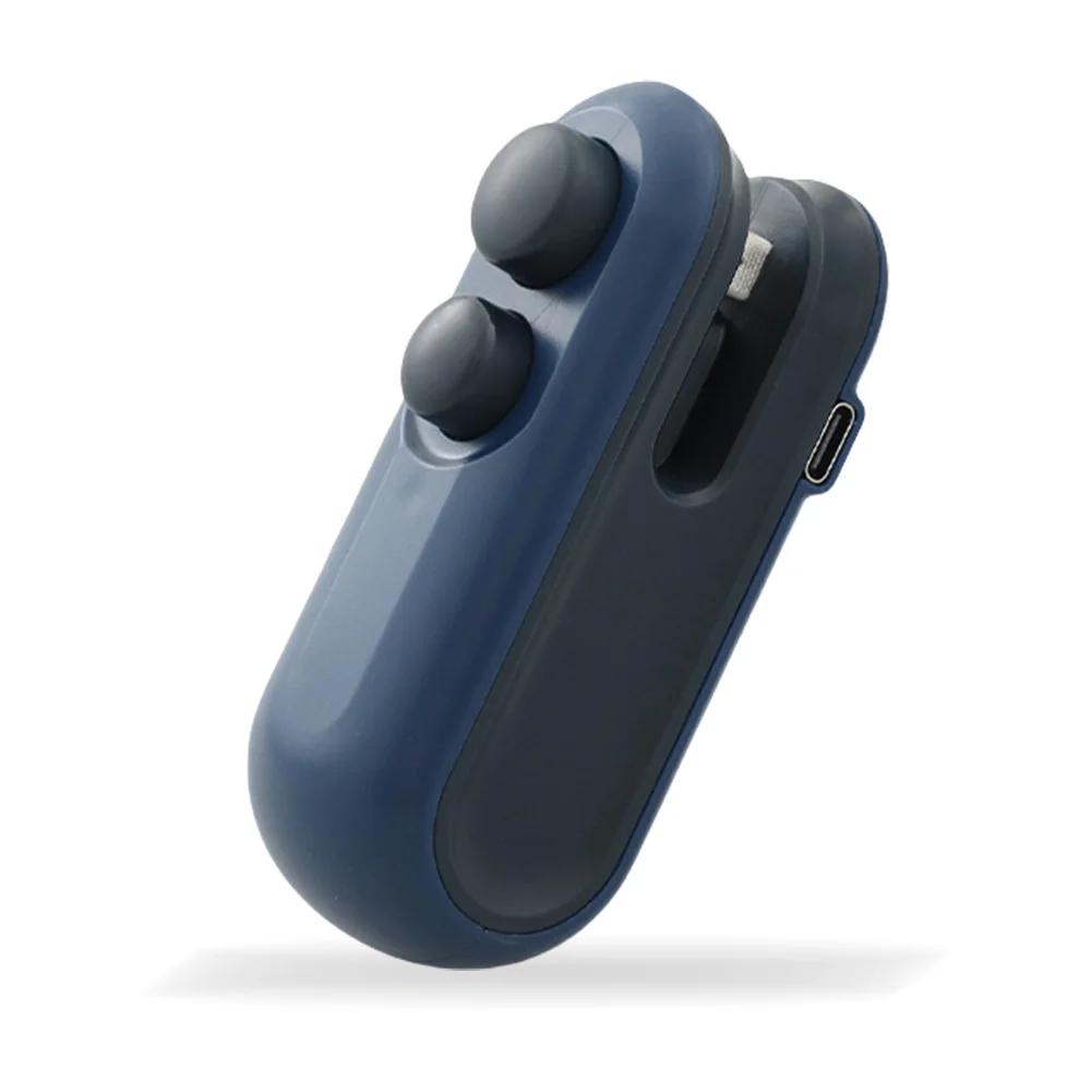 2 в 1 Запайщик-резак Мини-запайщик пакетов Ручной тепловой вакуумный запайщик Портативная машина для повторного запаивания для хранения продуктов закусок свежести