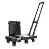 Upgraded Non-Slip Foldable Flat Cart: Extra-Thick, Portable, Retractable Household Pull Cart