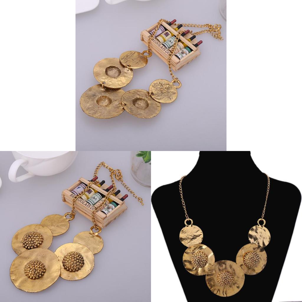 Sunflower Flower Pendant Necklace In Alloy With Gold Plating For Men And Women