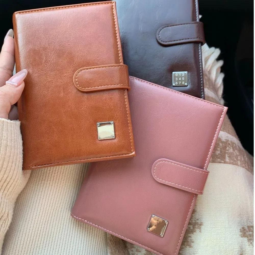 Purse PU Passport Bag Card Holder Storage Card Bag Portable Passport Clip  Men