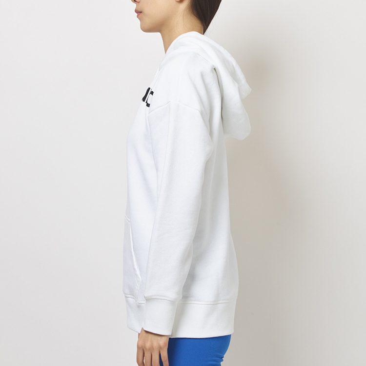 New Balance Sweatshirts Women's White Hooded Moderate Regular AWT93595-WT