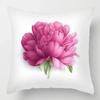 Painted Flower Patterns Throw Pillow Cover With Short Plush Print For Living Room Sofa Decoration Cushion Cover Pillow Covers