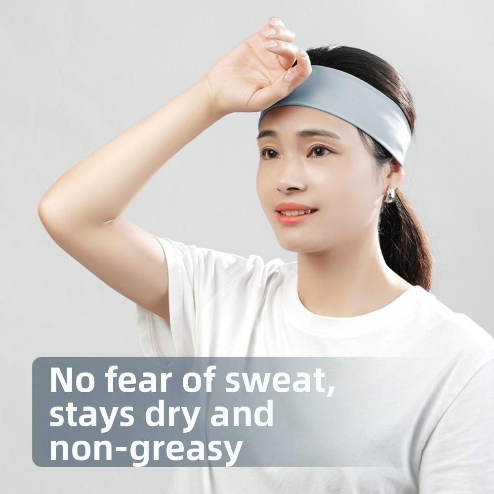 Elastic Sport  Headbands Absorbent Sweat Ponytail Holder Sweat Absorbing Headbands  Daily Life