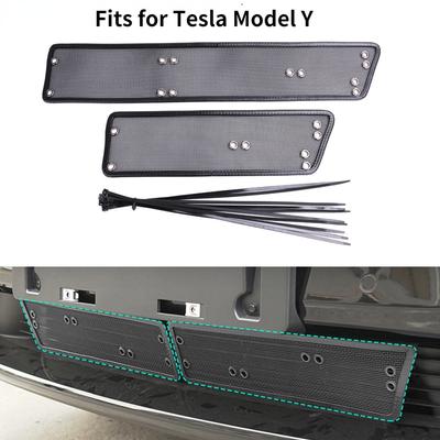 Protect Net Moth Leaves Front Trunk Insect Guard Grille Cover Fit for Tesla Model Y 2024 Accessories Air Conditioning A/C Intake