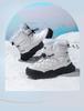 Jeep Kids' High-Top Winter Sports Shoes 2025, Fleece-Lined & Non-Slip, Girls' Outdoor Thick Cotton Shoes
