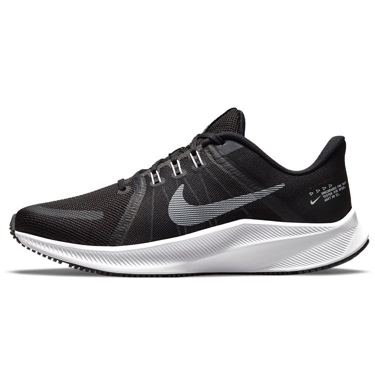 

Nike Quest 4 Черно-белые женские кроссовки темно-дымчато-серые DA1106-006 36.5