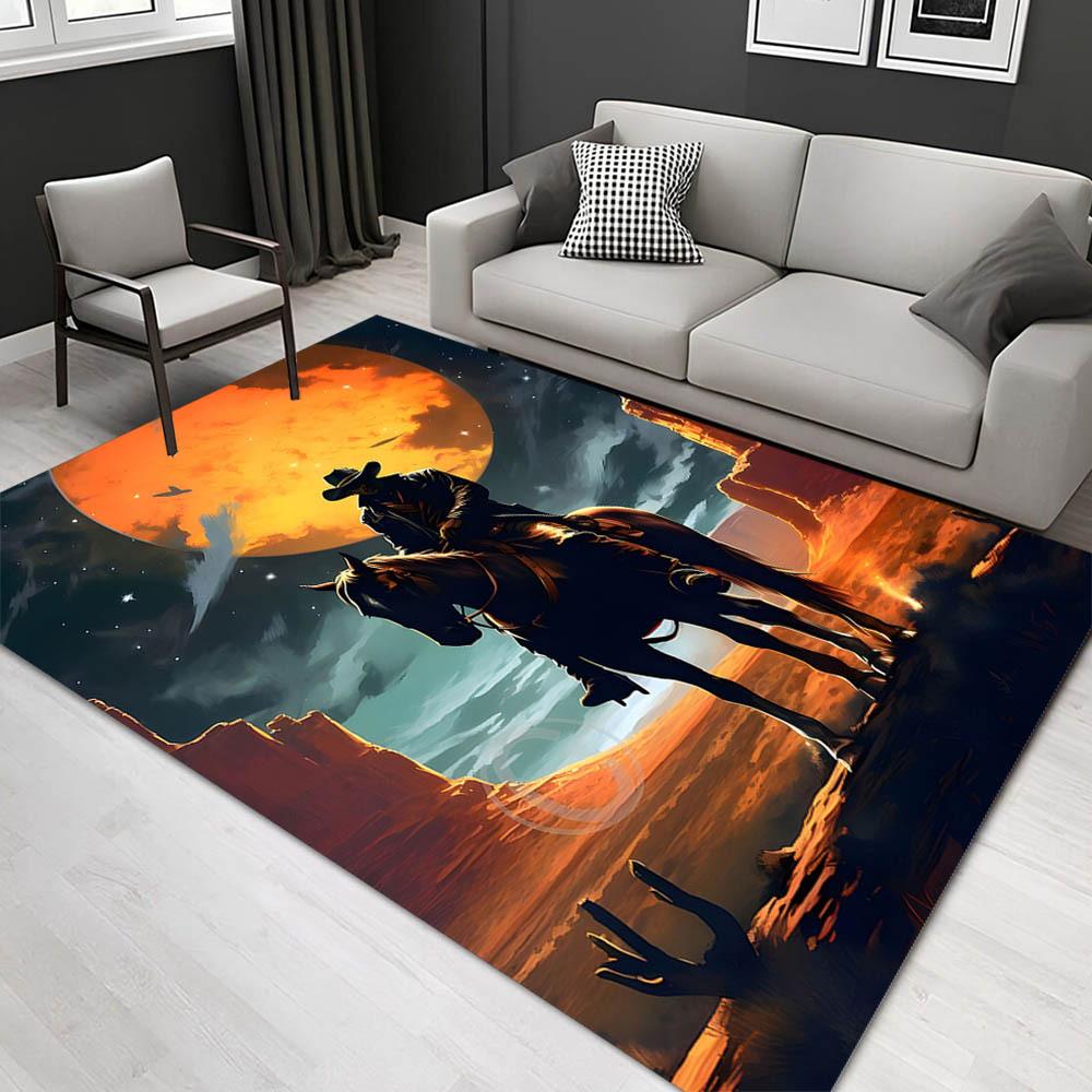 

1pc 1094913783Pattern Carpet, Area Rug For Living Room Bedroom Room Bed Chair Laundry Entryway Corridor Yard Non-slip Outdoor Camping Rug Fl 60cm by 90cm