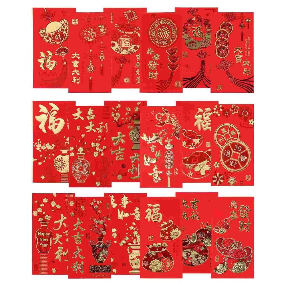 Light Weight Spring Festival For Chinese New Year Red Envelopes New Year Bag Red Purs Lucky Purse