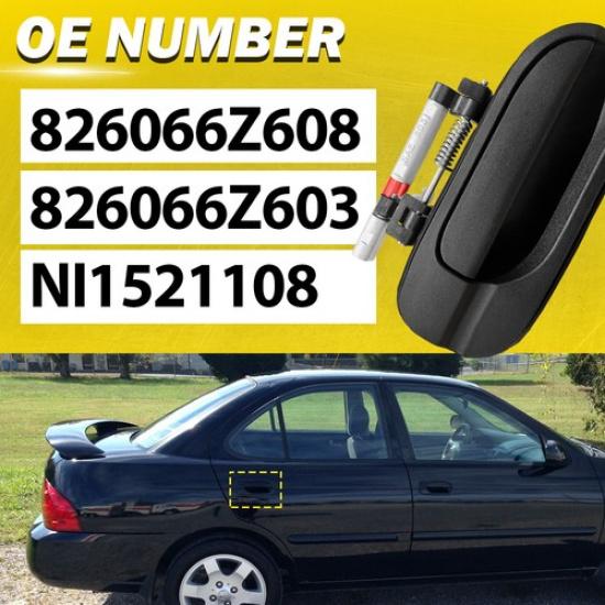 Rear Exterior Right Door Panel Handle Fit 2000-2006 Nissan Sentra NI1521108