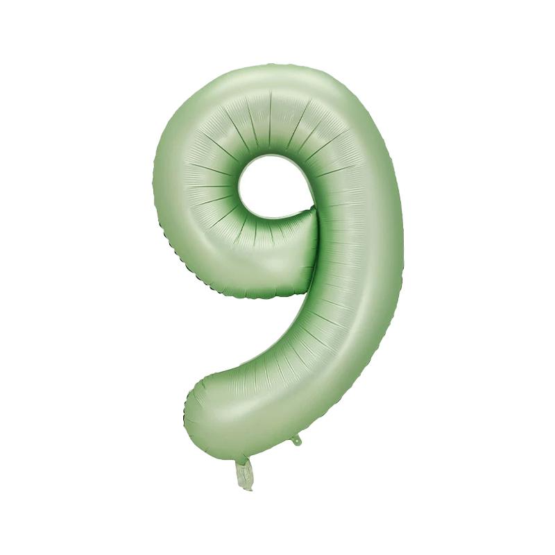40inch Olive Green Digital Foil Balloons Number 0 1 2 3 4 5 6 7 8 9 Kids Adult Birthday Wedding Party Decorations Baby Shower