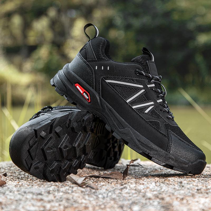 Autumn and winter new sports shoes large size outdoor hiking shoes casual non-slip