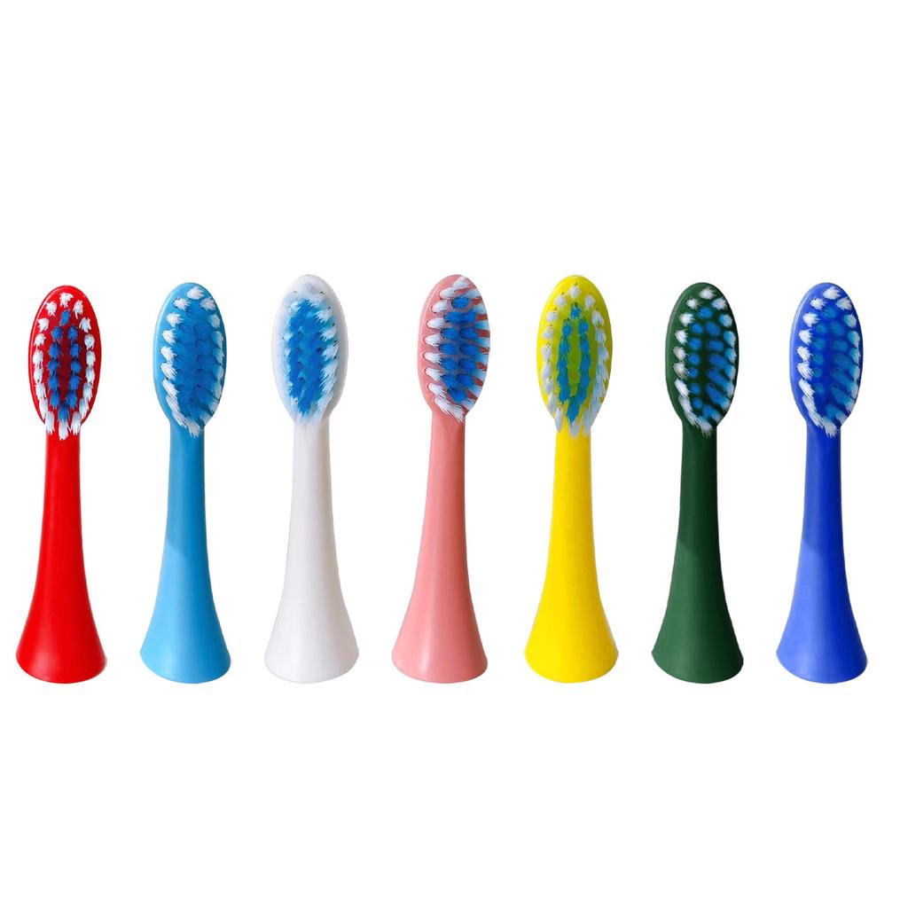 5pc Replacement Tooth Brush Heads for Kids Children's Electric Sonic Toothbrush Cartoon Pattern Oral Care Clean Teeth Whitening