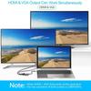 USB C to HDMI VGA USB 3 1 PD Hub 4K HD Adapter 4 in 1 Type C Dock for Laptop MacBook