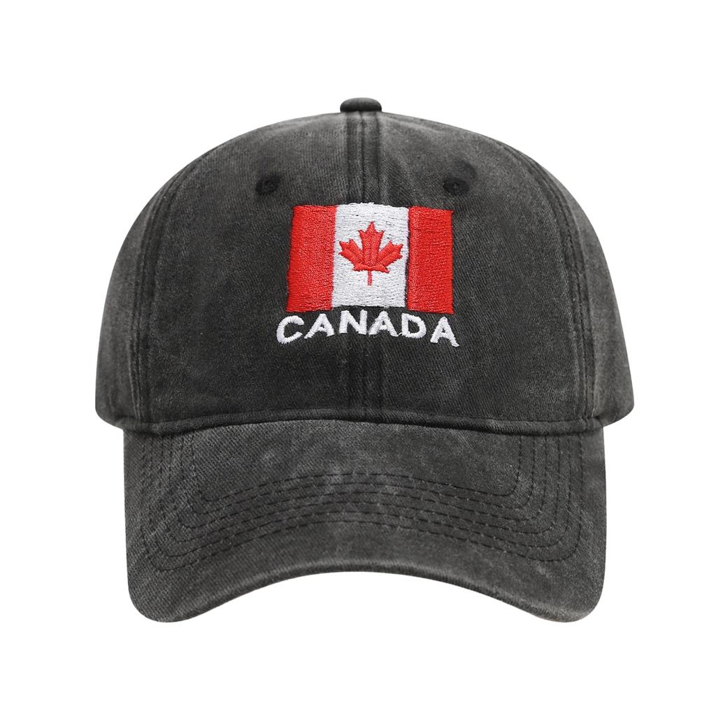 Fan Baseball Cap Trend - Flag Embroidery - Black Baseball Cap - Men's And Women's Sun Hat