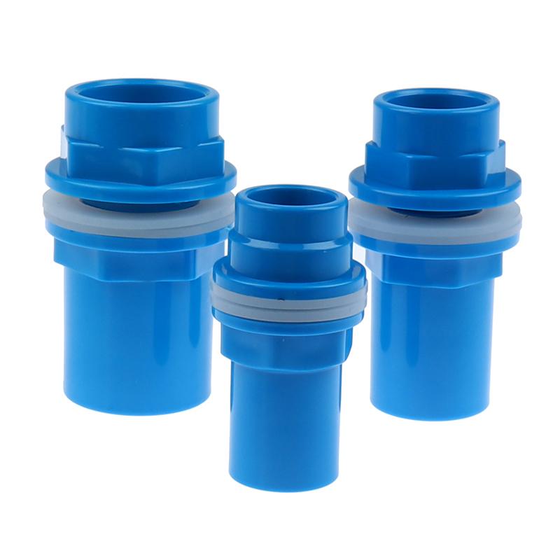 20-50Mm Pvc Pipe Connector Thicken Fish Tank Drainage Connector Garden Drain Pip