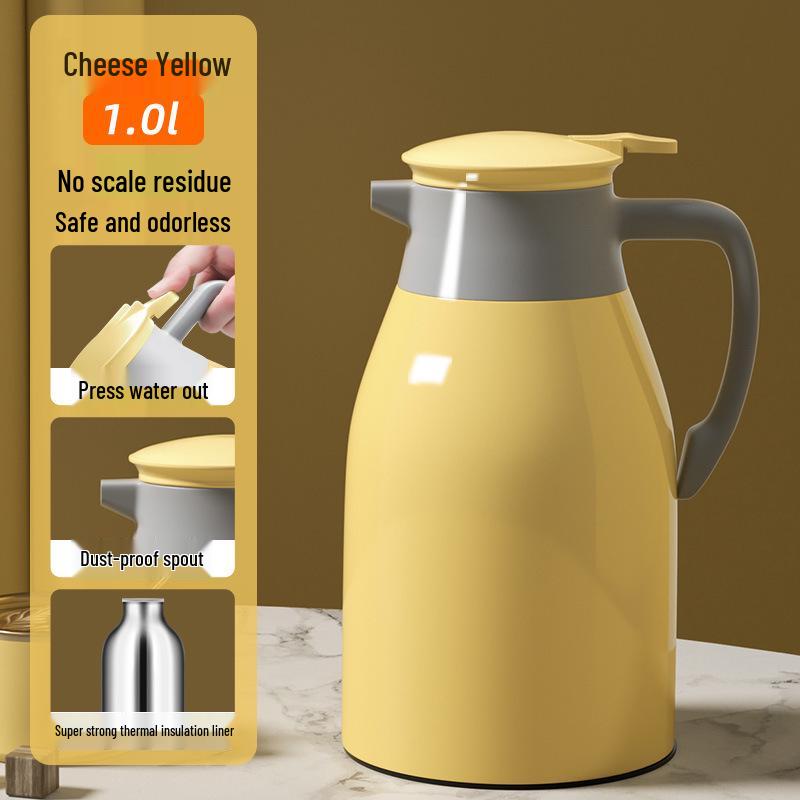 2024 Insulated Glass Thermos Flask - Large Capacity Water Kettle