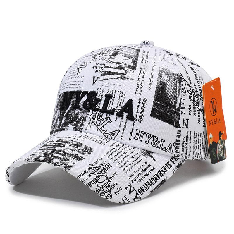 

New Embroidery Ball Baseball Cap Sports Sunscreen Men s and Women s Sun Hats Breathable Versatile Casual Duck Tongue Adjustable білий