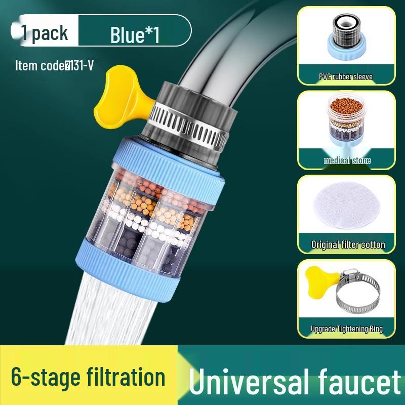 Universal Faucet Nozzle Filter: Anti-Splash Kitchen Water Purifier and Tap Shower Extension