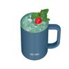 Thermos Vacuum Insulated Dishwasher Thermos Flask Keeps Drinks Hot or Beer BL Mug, 600ml, Blue, Safe, Design, Cold, Mug, JDK-602C