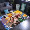 1PC Rug Demon Anime Group Carpet, Chair Rug,Area Rug for Office Bedroom Living Rooms Bedroom, Doormat Decor Christmas Fan Gifts