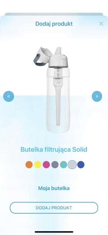 Dafi Solid 07l Tritan lavender filter bottle