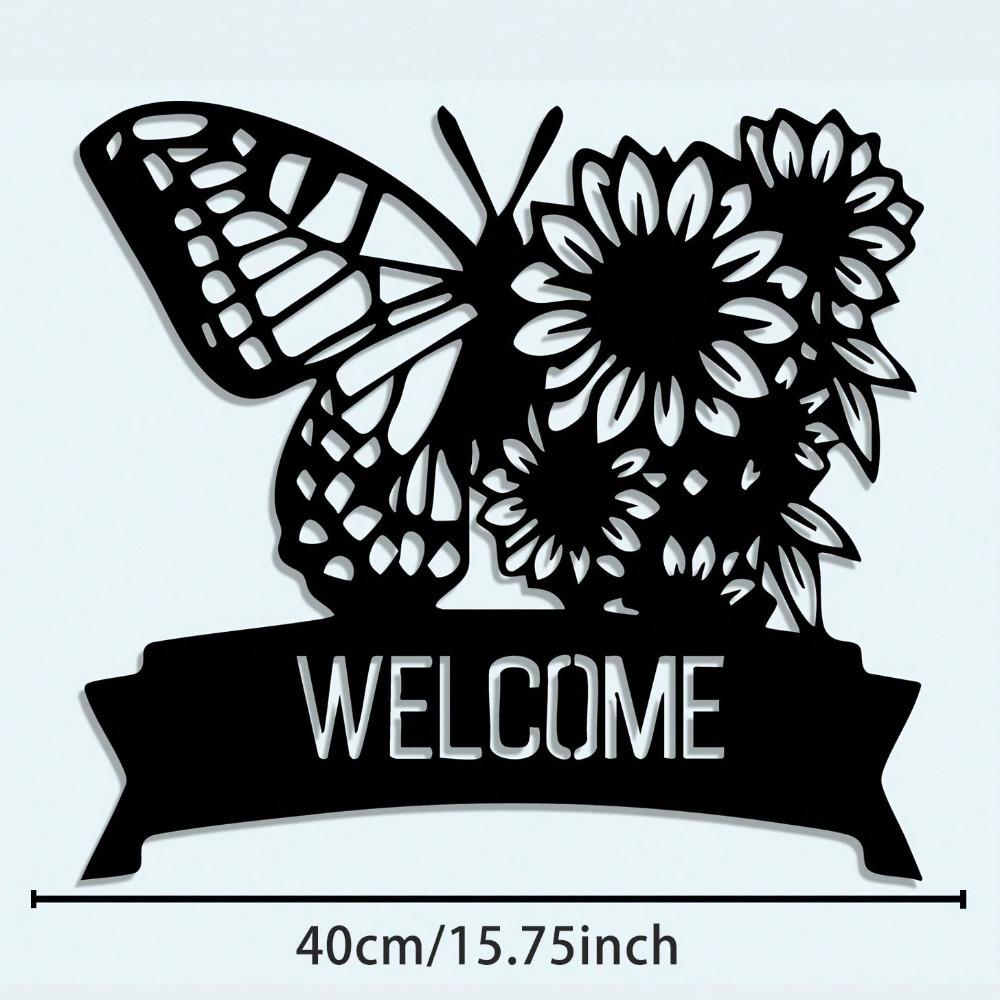 Large Vintage Sunflower Metal Wall Art Iron Statue Rust Proof Outdoor Indoor Decor