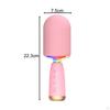 Kids Karaoke Speaker Machine Cartoon for Boys and Girls Outing Gatherings blue