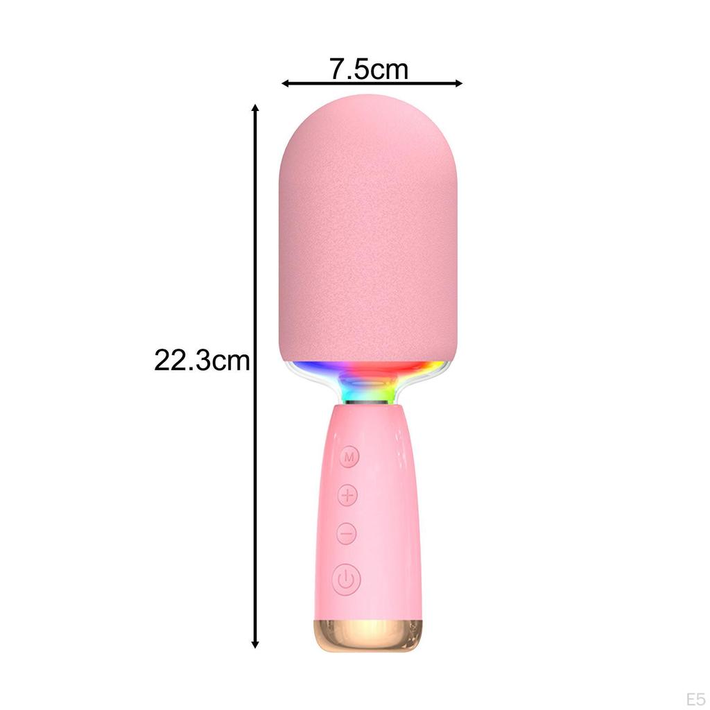 Kids Karaoke Speaker Machine Cartoon for Boys and Girls Outing Gatherings blue