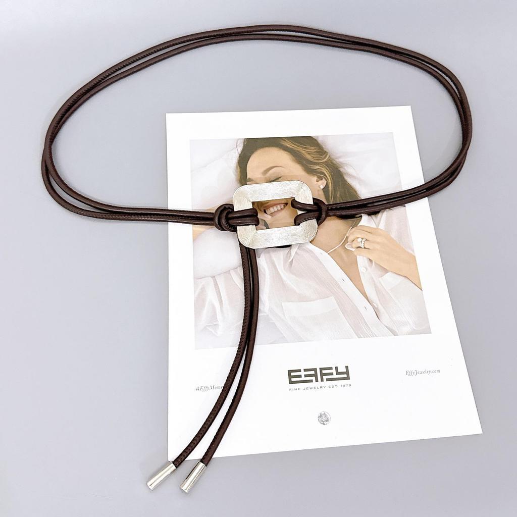 Elegant Ladies' Soft PU Leather Knot Belt for Dresses and Coats