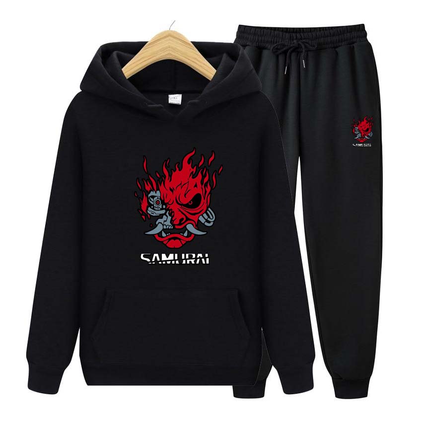 Módní Anime Potisk Teplákové soupravy Pro ženy Muži Mikina Oblečení Muži Běžecký set Sportovní oblečení Jogger Pánské tepláky Zimní souprava Sportovní