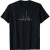 Berlin Tv Tower Pulse Heartbeat Frequency Sound Wave Music T-Shirt