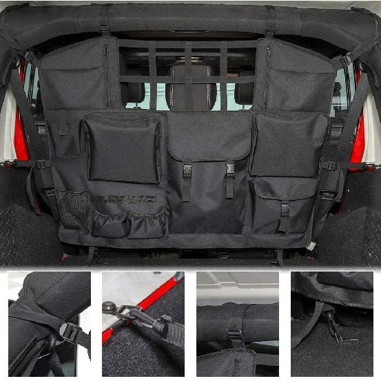 Trunk Cargo Storage Bag Organizer for Jeep Wrangler JK JL 4Door 2007+Accessories