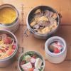 Skater Vacuum Insulated Stainless Steel Bento DX Basic STLB2DXAG-A Bowl-Shaped Box, 640ml, Ultra-Lightweight, Antibacterial,