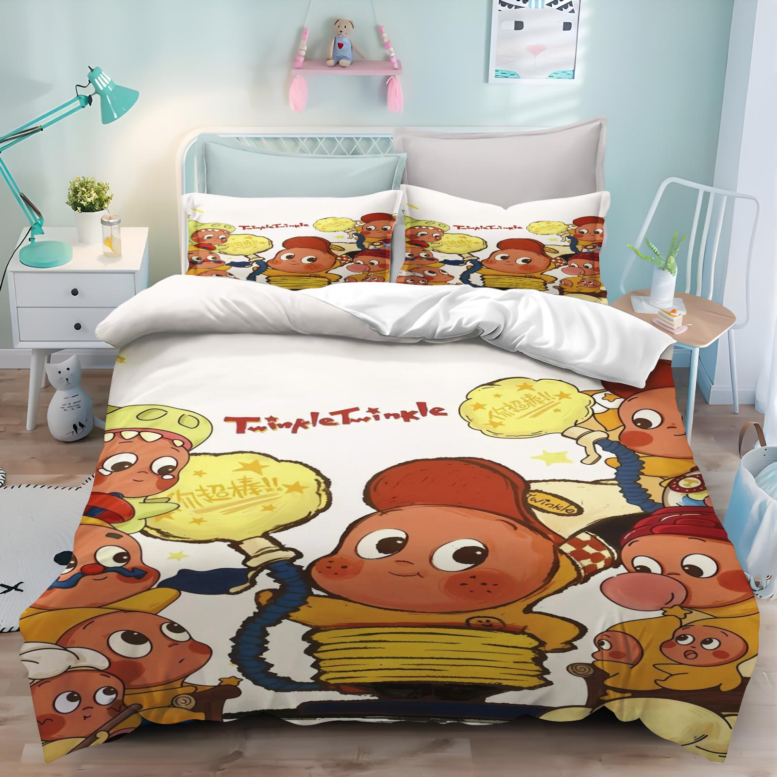 

Baby Duvet Cover Bread Superman Decor Cartoon Children S Bedroom Set Quilt Covers Pillowcase Kids Bedding Set Holiday Gifts 90x200cm